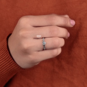Lab Grown <b>Heart</b> <b>Shape</b> Diamond Engagement Ring 14K Gold Minimalist Solitaire Bridal Ring Wedding Jewelry Manufacturer Supplier - Product Image 2