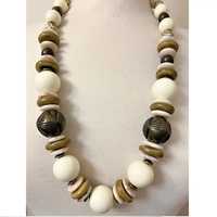 Collier de perles en résine artistique de luxe, collier de perles en résine opale Aura fait main