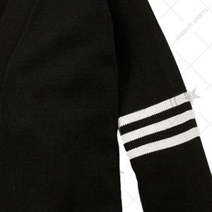 Cárdigan universitario Cárdigan informal Suéter con botones de manga larga con cuello en Cárdigan V Suéter de punto - Product Image 3