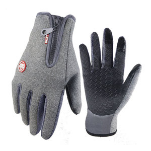 Hot Selling Touchscreen Custom Anti <b>Slip</b> Silicone Gel Winter Thermal Warm Fleece Lining Running Cycling Racing Gloves - Product Image 3