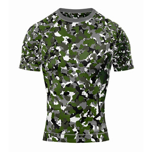 Custom Sublimation Rash Guard for <b>Men</b> Quick Dry <b>Compression</b> Sports <b>Shirt</b> - Product Image 6