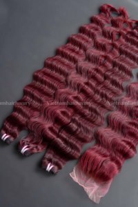 Cabello Virgen Remy Vietnamita Súper Doble Trama, Cutícula Completa Alineada, Paquete de Trama Única, Liso Extremo, Precio Mayorista, Proveedor - Product Image 3