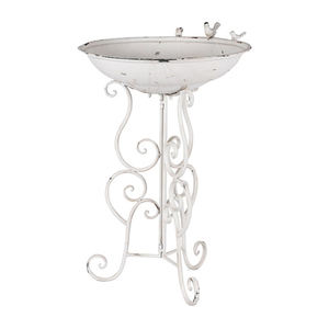 Birdbaths de metal para decoraciones de jardín Birdbath con soporte de India Direct Factory Export Quality Hecho a mano al aire libre - Product Image 6