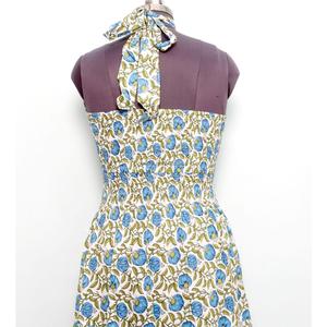 Elegante Vestido de Algodón Estilo Coreano para Mujer, Sin Mangas, Cuello Halter, Vestido de Invitada de Boda, Último Diseño Casual, Vestidos Sin Mangas - Product Image 6