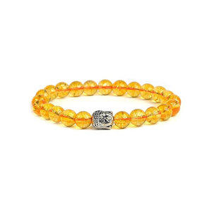 High Quality Citrine Beads Buddha Bracelet Romantic Gift Fashion Charm Jewelry <b>for</b> <b>Men</b> Women Energy Meditation - Product Image 1