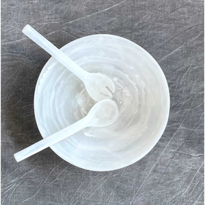 Bol de service américain le plus vendu pour salades, en résine rose et noire avec ombrage blanc, bol alimentaire durable pour légumes - Product Image 3