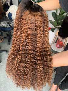 Eurasian Curly of Vietnamese hair 100%, ,100% Cheveux non traités en cheveux humains de Vietnamhairluxury - Product Image 5