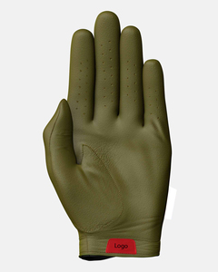 Gant de golf en cuir véritable Olive, main droite, antidérapant, à enfiler, équipement de sport unisexe - Product Image 2