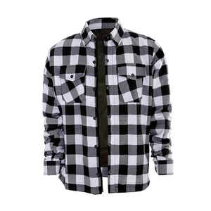 Chemises en flanelle pour hommes, motif à carreaux, personnalisables, écologiques, anti-plis, séchage rapide, mélange de coton – Vente en gros pour l'automne - Product Image 5