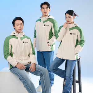 Giá cả phải chăng không thấm nước Áo gió đồng phục áo khoác thoáng khí bền Polyester vật liệu mềm sẵn sàng Cổ Phiếu có sẵn - Product Image 3