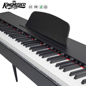 KINGMUSICO Piano numérique portable 88 touches avec <span class=keywords><strong>clavier</strong></span> à mécanisme marteau <span class=keywords><strong>lourd</strong></span> et USB <span class=keywords><strong>MIDI</strong></span> pour la vente en gros - Product Image 4