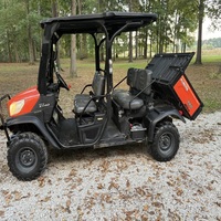 Kubota RTV-X1140 Véhicule utilitaire agricole robuste 4x4 électrique manuel 4 temps 250cc certifié EPA EEC, couple durable de 200-400 Nm