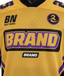 Best Quality Custom Design Men's Adult American <b>Football</b> Jersey Sets Short 100% Polyester Breathable Factory Direct <b>Price</b> - Product Image 4