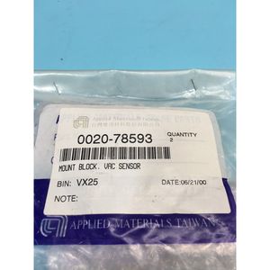 2 AMAT 0020-78593 MOUNT BLOCK VAC SENSOR, 138616 - อุปกรณ์และชิ้นส่วนเซมิคอนดักเตอร์ระดับโลกที่เชื่อถือได้ - Product Image 1