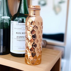 Bouteille d'eau en cuivre pur au design élégant, bouteille d'eau en cuivre moderne très vendue à bas prix - Product Image 3