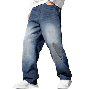 Jeans Baggy Homme Personnalisés Streetwear en Gros – Nouvelle Collection Denim Ample et Large de Haute Qualité pour Hommes – Tailles Variées - Product Image 1