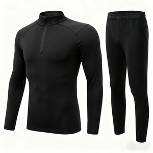 Wholesale Custom High Elastic Durable Skinny <b>Mens</b> Spring Tracksuit Gym Training Sportswear Quick Dry Anti Wrinkle - Product Image 1