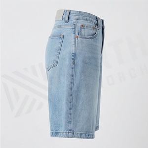 Shorts longs en jean décontractés pour femmes, effet déchiré, imprimé, respirant, qualité supérieure, tenue de mode streetwear estivale - Product Image 3