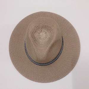Sombreros de Sol de Paja Hechos a Mano de Alta Calidad, Estilo Vaquero Americano, con Ala Ancha, Venta al Por Mayor, OEM - Product Image 4