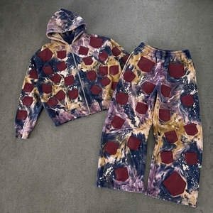 Survêtement Homme Personnalisé Bicolore avec Panneaux Contrastants pour Marques de Vêtements de Sport Urbains - Product Image 6