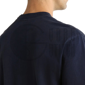 T-shirt personnalisé pour homme, style vintage, en jersey épais délavé, avec poche, 100% coton, col rond, fabricant OEM ODM, vente en gros - Product Image 6