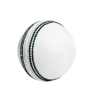 Pelota de críquet de cuero de alta calidad con costuras resistentes para entrenamiento en interiores y exteriores, para entrenadores y críquet escolar