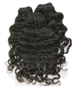 Extensiones de cabello humano sin procesar de templo virgen negro y marrón natural sin derramamiento sin enredos, cabello Remy de grado indio - Product Image 2