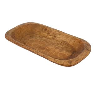 Premium Design High Selling Quality Vintage Style Decorative Wooden <b>Dough</b> <b>Bowl</b> Handmade Eco-Friendly Multi-functional White - Product Image 1