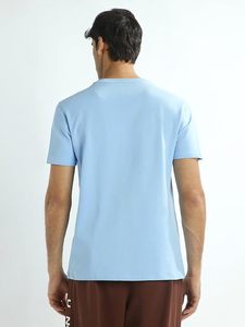 เสื้อยืดผู้ชาย Essential สำหรับใส่ทุกวัน เสื้อยืดคอตตอนพื้นฐาน 240 กรัม เสื้อยืดแขนสั้นคอกลมสีพื้นเรียบง่ายสำหรับฤดูร้อน - Product Image 2