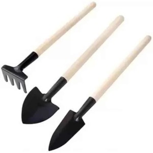 Trendy Two Piece <b>Garden</b> <b>Hand</b> <b>Tool</b> <b>Set</b> with Wooden Grips - Product Image 2