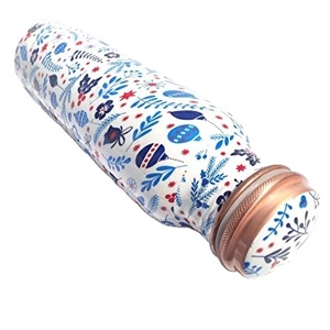 Hot Selling Pure Coated Meena Luxury Leak Proof <b>Copper</b> Water <b>Bottles</b> Ayurvedic Health Benefit Customized Design <b>Copper</b> <b>Bottle</b> - Product Image 3