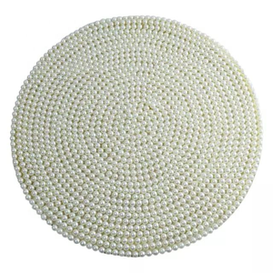 Napperon de table brodé personnalisable en verre coloré de haute qualité, motif floral fantaisie, écologique et fait main - Product Image 5