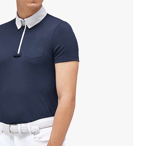 Enrobe Apparel Ropa de equitación: Camisetas polo de capa base transpirables, de ajuste ceñido, de bambú y elastano, ropa deportiva de lujo con cierre de gancho - Product Image 3