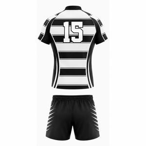ชุดรักบี้ออกแบบเองรุ่นล่าสุด ผลิตจากโพลีเอสเตอร์ 100% เสื้อรักบี้สำหรับฝึกซ้อม ระบายอากาศได้ดี จัดส่งตรงจากโรงงาน - Product Image 3