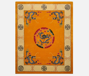 Tapis tufté à la main en laine dorée, tapis doux rectangulaire en laine de Nouvelle-Zélande, décor de salon, poils moyens, coton, pour bureaux et hôtels - Product Image 1