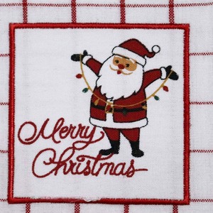 Magnifique serviette de cuisine brodée avec un motif de Noël, séchage rapide, douce, de qualité supérieure, 100% coton, pour Noël. - Product Image 4