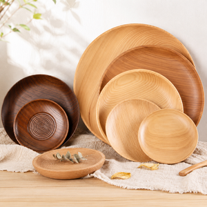 Platos Redondos de Bambú: Vajilla Orgánica, Libre de Plástico - Tamaños Personalizados Disponibles para Pedidos al por Mayor/ Sra. Alina - Product Image 2