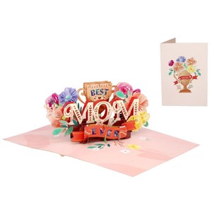 Carte pop-up 3D Aventure de camping dans la jungle avec enveloppe, cartes de vœux faites à la main avec tente et feu de camp pour les amateurs de plein air - Product Image 3