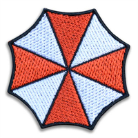 Parche Bordado EMS de Saint Gabriel College, Insignia Circular de Tela Tejida Cosida de Alta Calidad para Gorras