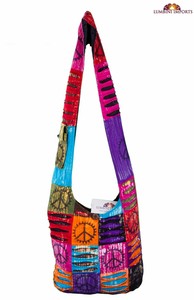 Sac à bandoulière pour filles de petite taille, durable, élégant, avec broderie florale, en tissu de coton, pliable, antivol, à sangle unique, avec housse de protection - Product Image 5