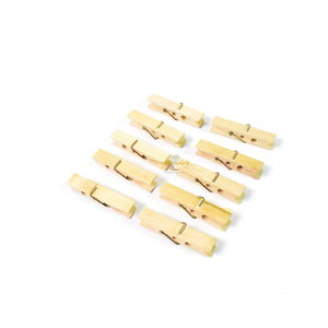 Pinzas de Bambú Premium, Pinzas de Madera Natural Ecológicas para Secar Ropa - Product Image 3