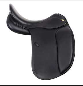 อานม้าแบบอังกฤษสำหรับเดรสสาจและเวสเทิร์น รุ่น RWB-04 ยี่ห้อ Real International Saddlery ทำจากหนังและพลาสติก โครงสร้างแข็งแรง พร้อมอุปกรณ์ชุบนิกเกิล - Product Image 2