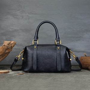 Sacs fourre-tout en cuir véritable pour femmes, de haute qualité, personnalisés OEM/ODM, avec fermeture éclair ouverte, grande capacité, sacs à bandoulière - Product Image 2