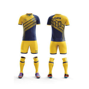 ชุดเสื้อเจอร์ซีย์ชุดกีฬาฟุตบอลสำหรับผู้ชายชุดกีฬาฟุตบอลแบบซับลิเมชันดีไซน์ตามสั่ง - Product Image 2