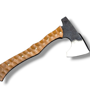ขวานตีเปิดฝากระโปรงรถยนต์แบบเต็มด้าม คาร์บอนสตีล ยี่ห้อ Nordic Forge รุ่น Bearded  ด้ามจับไมคาร์ต้า  แบบ ODM ที่ปรับแต่งได้ - Product Image 4