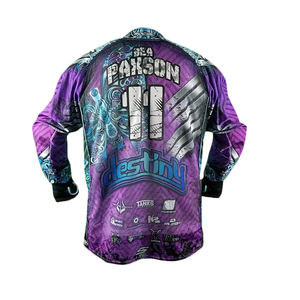 Camiseta de Paintball Profesional Personalizada – Uniforme de Equipo de Manga Larga con Sublimación Completa e Impresión de Logotipo Personalizado - Product Image 2