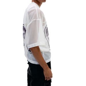 Camiseta deportiva unisex transpirable de malla lisa extragrande estilo B2B para fútbol americano, personalizada, proveedor mayorista OEM ODM - Product Image 6