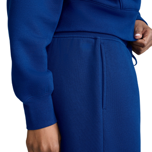 Conjunto de dos piezas para mujer: Sudadera de cuello alto con cremallera corta y pantalones de pierna ancha con bajo abierto, chándal holgado con cintura elástica y mangas largas - Product Image 6