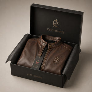 Blouson en cuir pour homme, devant en toile, imperméable, personnalisé, hiver, nouveau, col montant, coupe classique, délavé, à prix abordable - Product Image 6