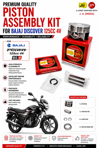 Precio al por mayor: Kit de pistones SPL para Bajaj Discover 125 4V, 54.00mm de diámetro, anillo OEM para todos los tamaños, desde India - Product Image 2